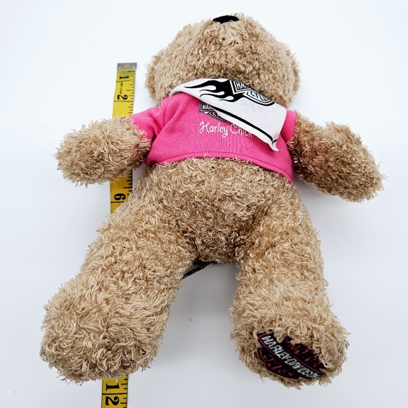 HARLEY DAVIDSON | Spirit Jr motorcycle curly haired stuffed animal toy 12" - Picture 8 of 8